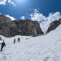 Rapport de voyage : Bassin inférieur du lac Lamarck, Californie — « Half Chub Couloir »
