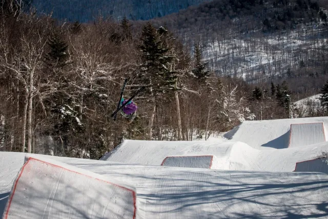 Saut Dream Maker à Woodward Killington, Vermont