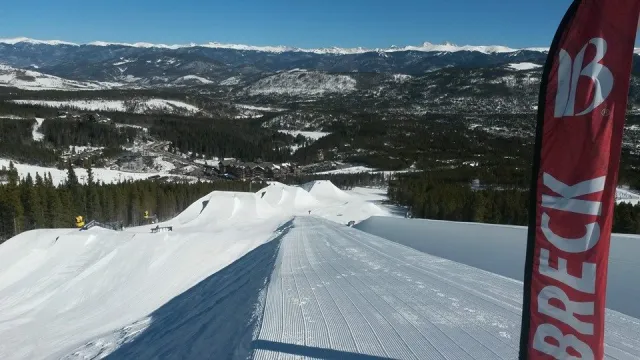 Ligne de saut de Freeway Park à Breckenridge dans le comté de Summit, Colorado