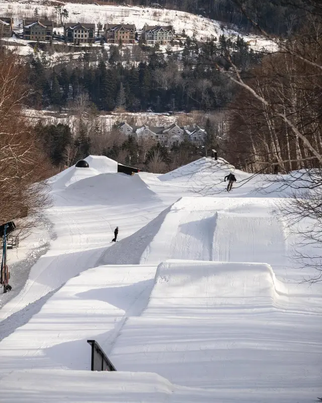 Grands sauts au Mount Snow, Vermont