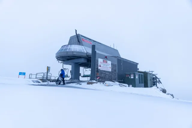 Chutes de neige à Thredbo