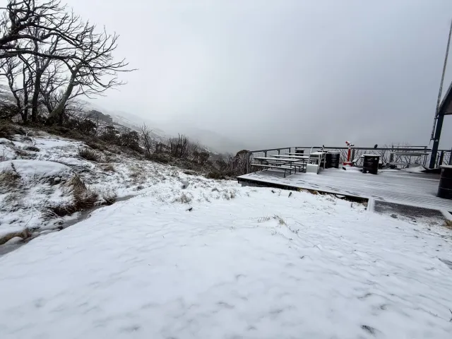 Chutes de neige à Thredbo