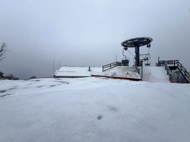 Chutes de neige à Thredbo