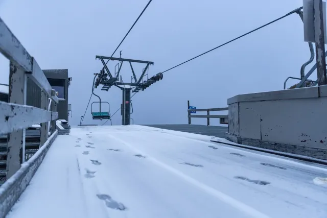 Chutes de neige à Thredbo