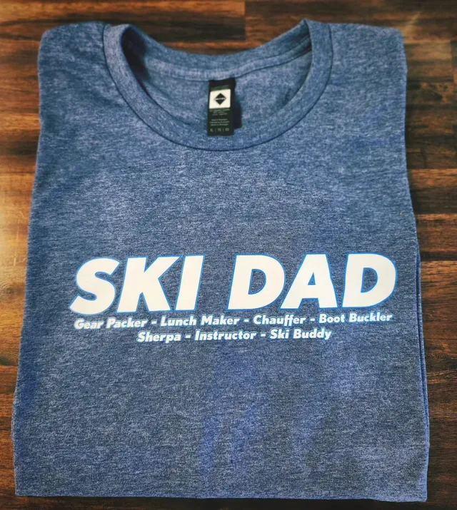 papa skieur