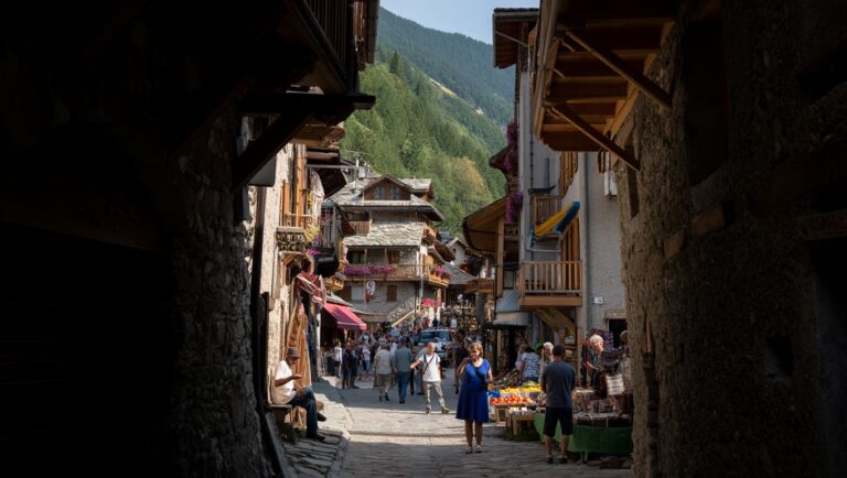 Ce village de montagne compte seulement 80 habitants mais accueille 50 000 visiteurs chaque été