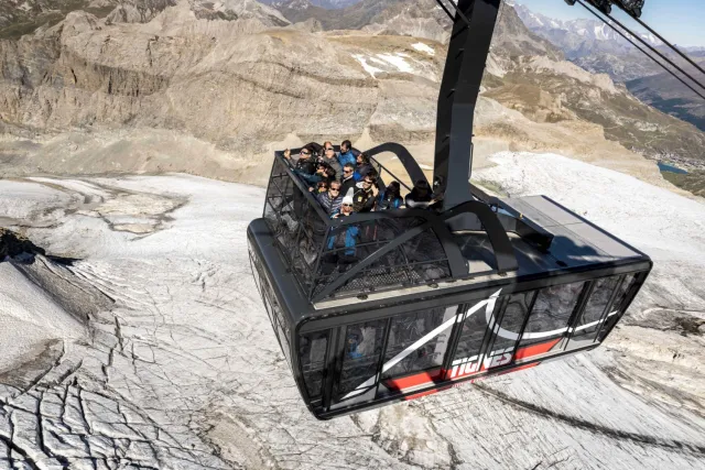 Tignes, France, Europe, toit ouvert, téléphérique