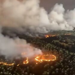 Les incendies de forêt ravagent les régions montagneuses françaises