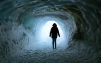 Le célèbre tunnel de glace de l'Aiguille du Midi à Chamonix, France, n'existe plus