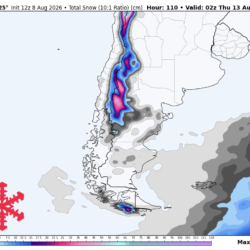 Prévisions SnowBrains : jusqu&rsquo;à 30 cm jusqu&rsquo;à mercredi en Amérique du Sud