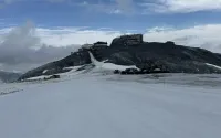 Passo Stelvio en Italie arrête ses activités de ski d'été