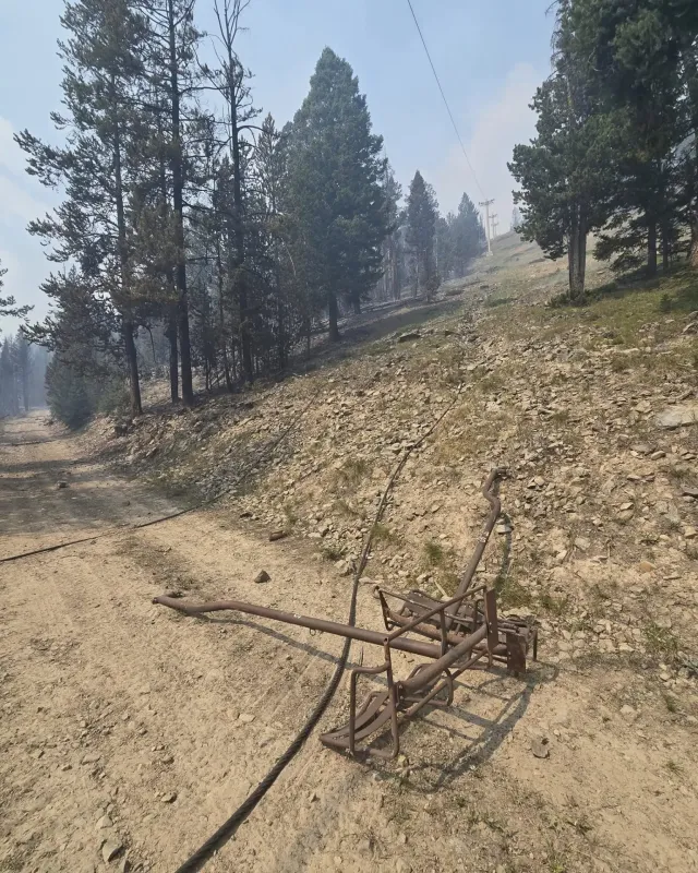 Incendie du télésiège Maverick Mountain 