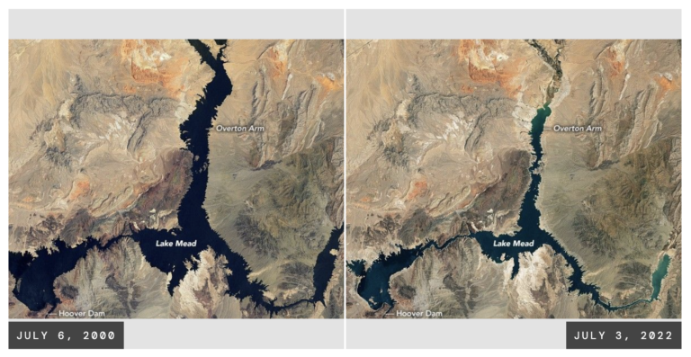 Le lac Mead atteint un nouveau record alors que la crise du fleuve Colorado s&rsquo;aggrave