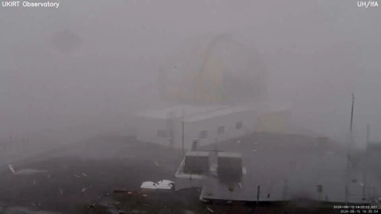 Hawaï voit de rares chutes de neige en août