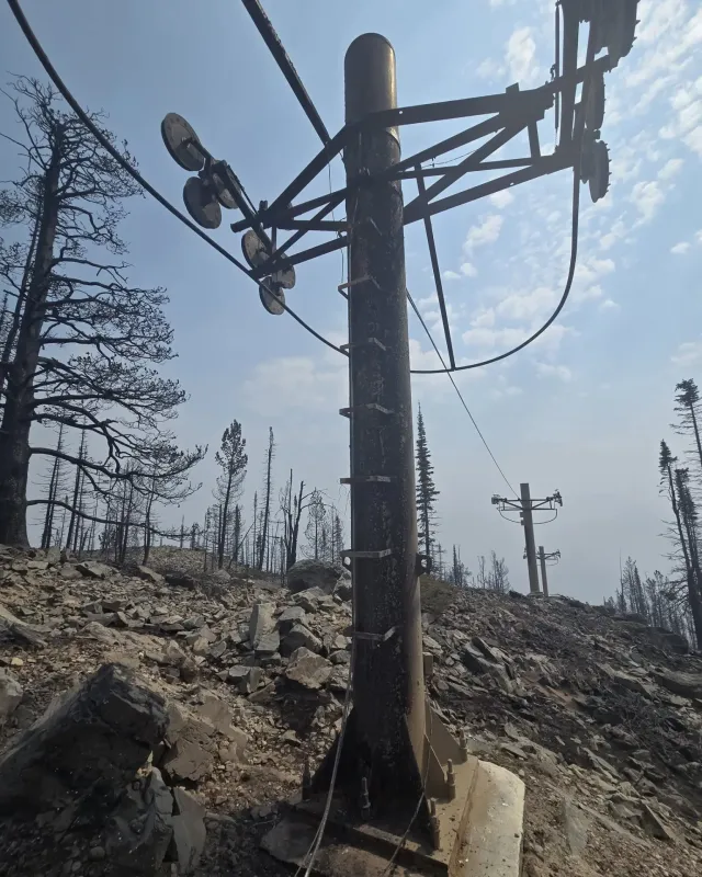 feu de montagne non-conformiste 