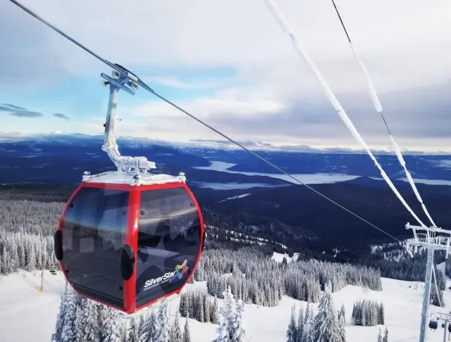 Silverstar, Colombie-Britannique, Canada, Poudre