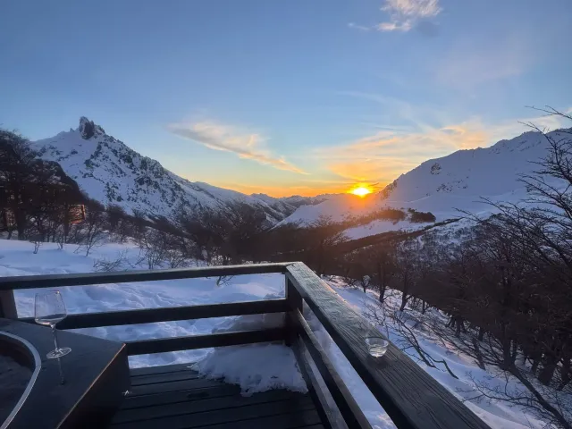 Coucher de soleil en Argentine