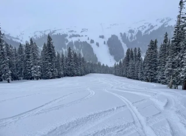 De superbes virages toute la journée au domaine skiable de Loveland. Crédit photo : SnowBrains