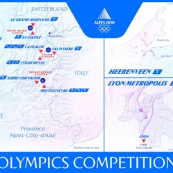 Les Jeux Olympiques dévoilent le plan directeur du site Alpes 2030