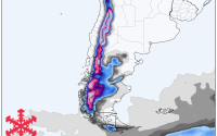 Prévisions de neige en Amérique du Sud : jusqu'à 1 mètre d'ici samedi