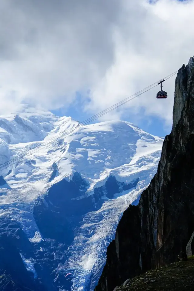 Tramway jusqu'au sommet de la Montagne du Brévent