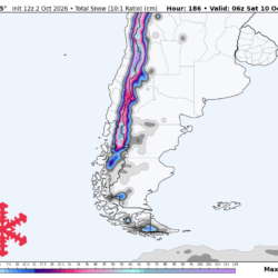 Prévisions SnowBrains : neige du week-end et rechargement plus important des Andes centrales pour l&rsquo;Amérique du Sud
