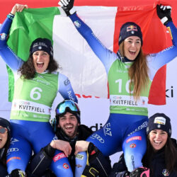 Federica Brignone et Sofia Goggia, de l&rsquo;équipe italienne, seront Miss lors de l&rsquo;ouverture de la Coupe du monde de ski alpin FIS à Sölden, en Autriche