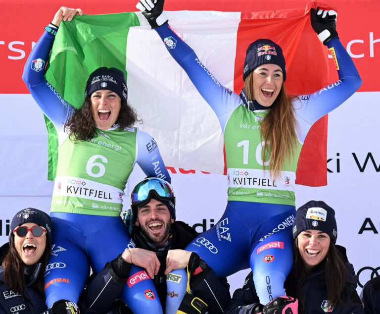 Federica Brignone et Sofia Goggia, de l&rsquo;équipe italienne, seront Miss lors de l&rsquo;ouverture de la Coupe du monde de ski alpin FIS à Sölden, en Autriche