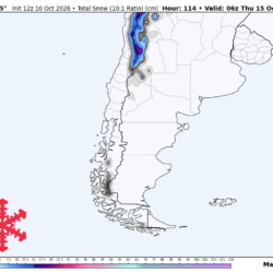 Prévisions SnowBrains : 20-30 cm de recharge dans les Andes centrales pour l&rsquo;Amérique du Sud
