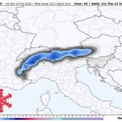 Prévisions SnowBrains : 20-30 cm pour Cervinia alors que l&rsquo;Europe se refroidit