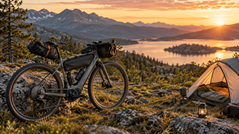 Bikepacking : partir camper en gravel électrique